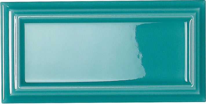 Carmen Ceramica, Hamptons - Tiana Acqua, Brillo, 6.5x13cm, 8.00mm, Rett.