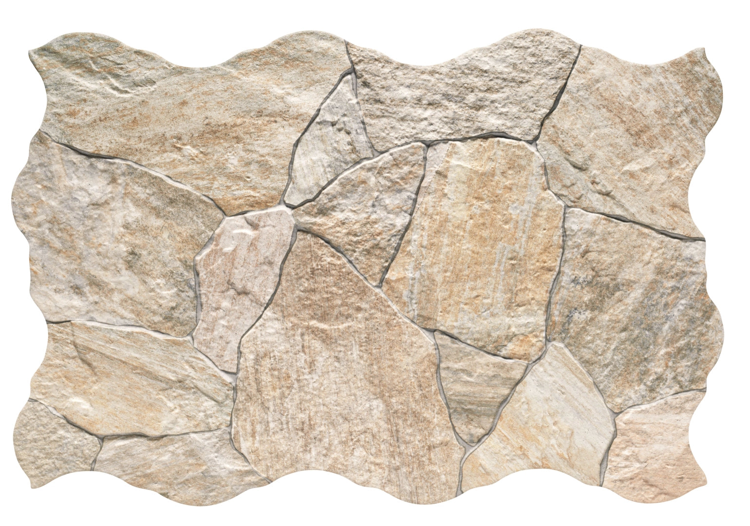 Realonda, Deva - Beige, Antislip, 44x66cm, 11.00mm
