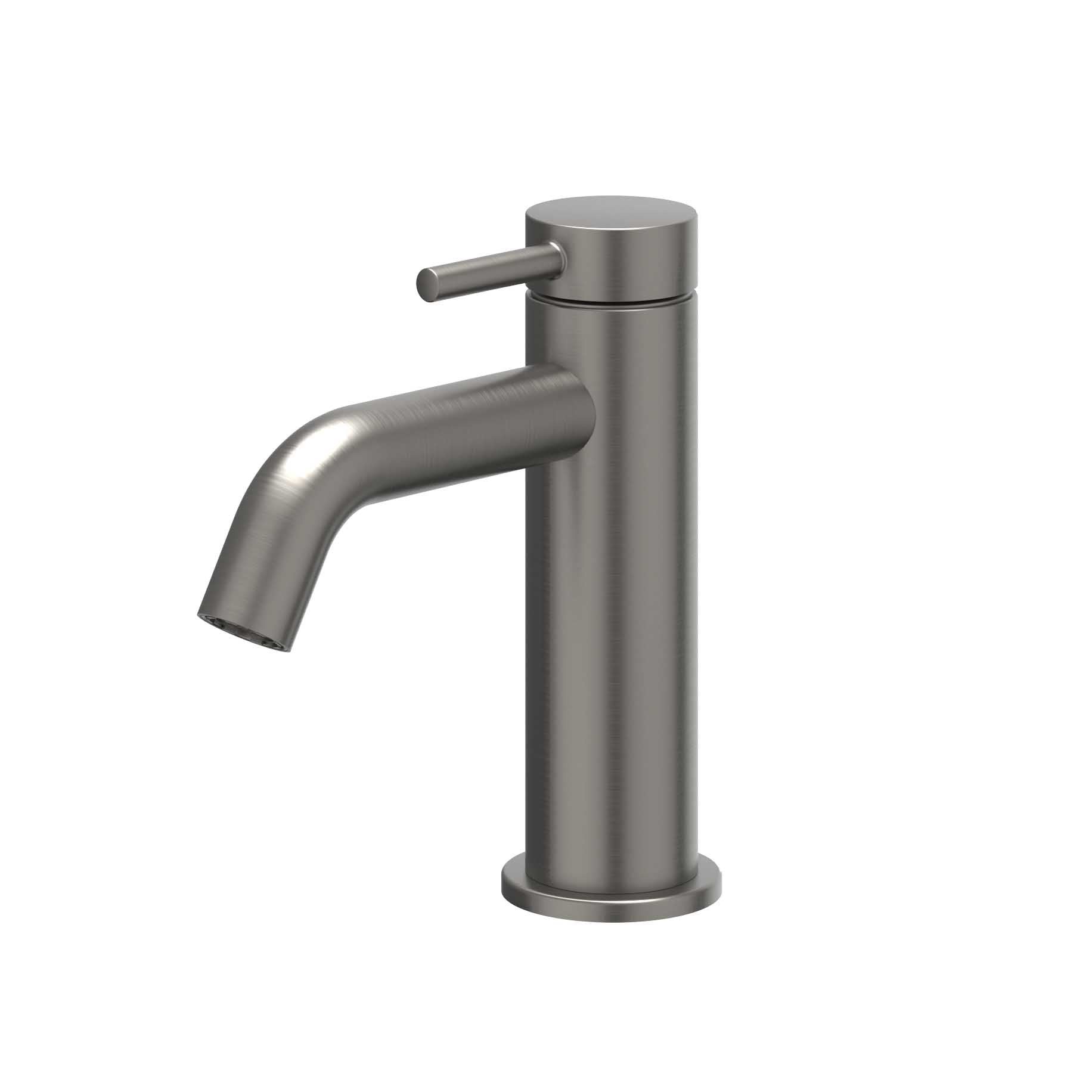 IVY Bond wastafelkraan - S model - geborsteld metal black PVD