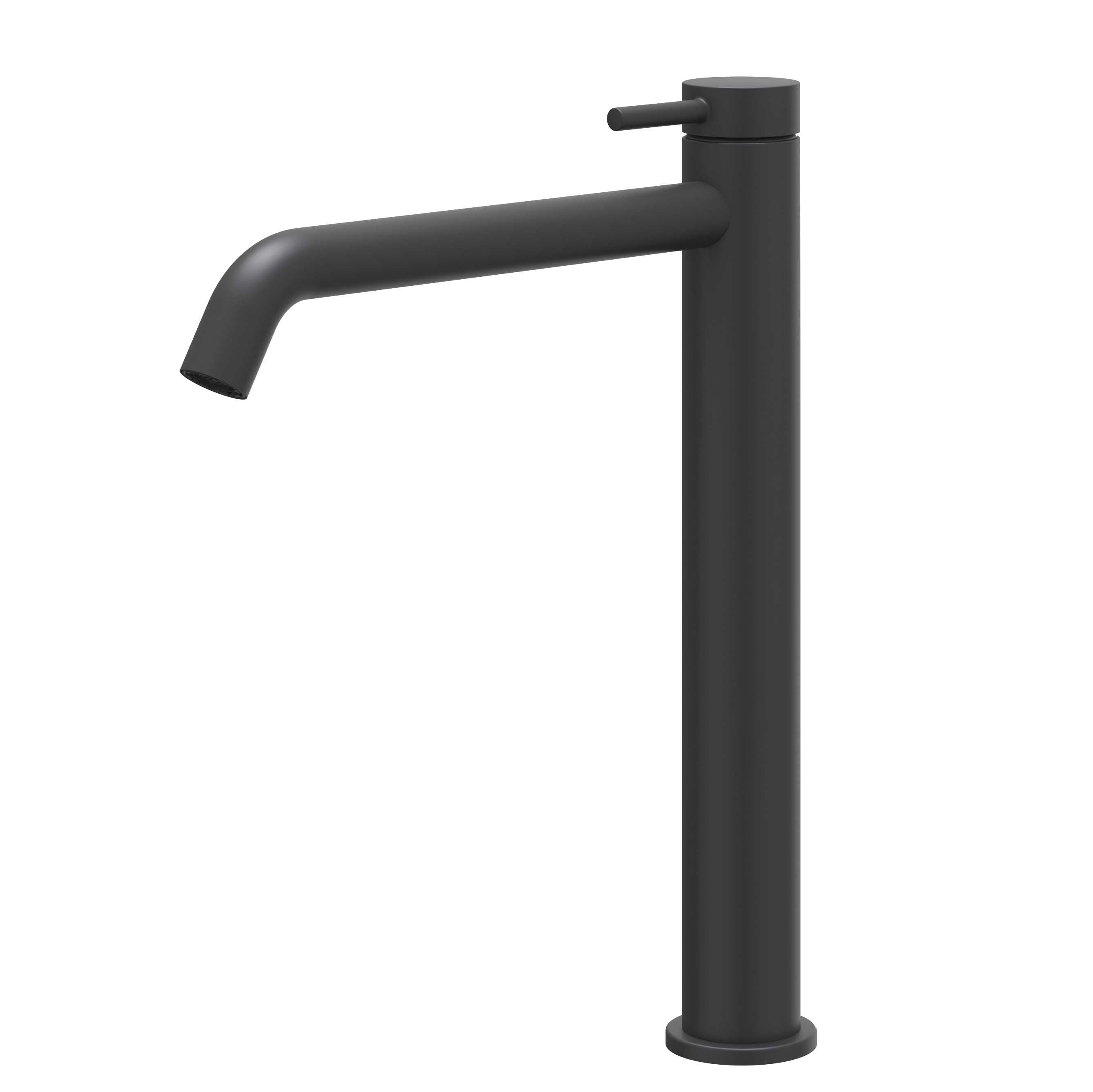 IVY Bond wastafelkraan verhoogd - L model - mat zwart PED