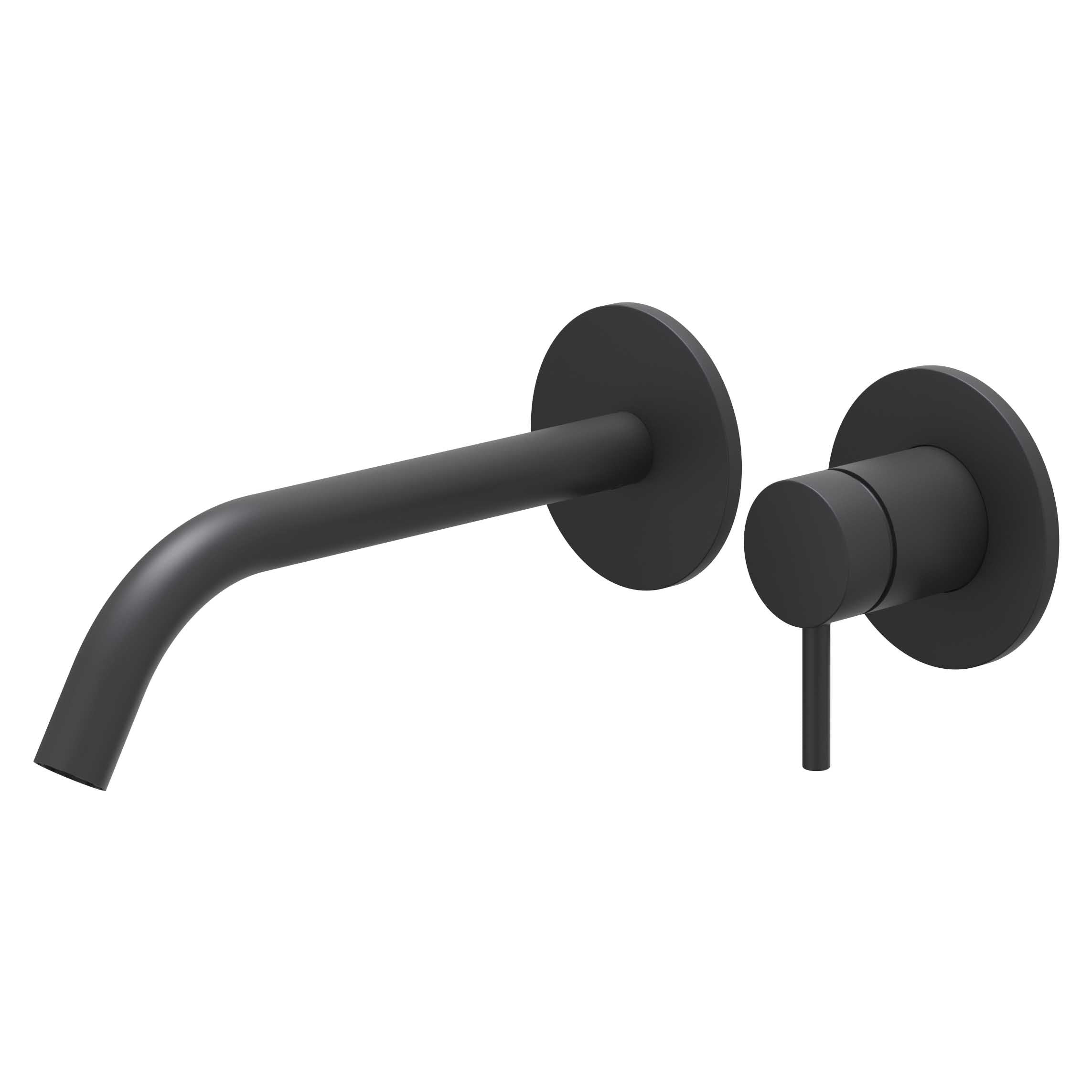 IVY Bond afbouwdeel voor inbouw wastafelkraan 19,5cm - mat zwart PED