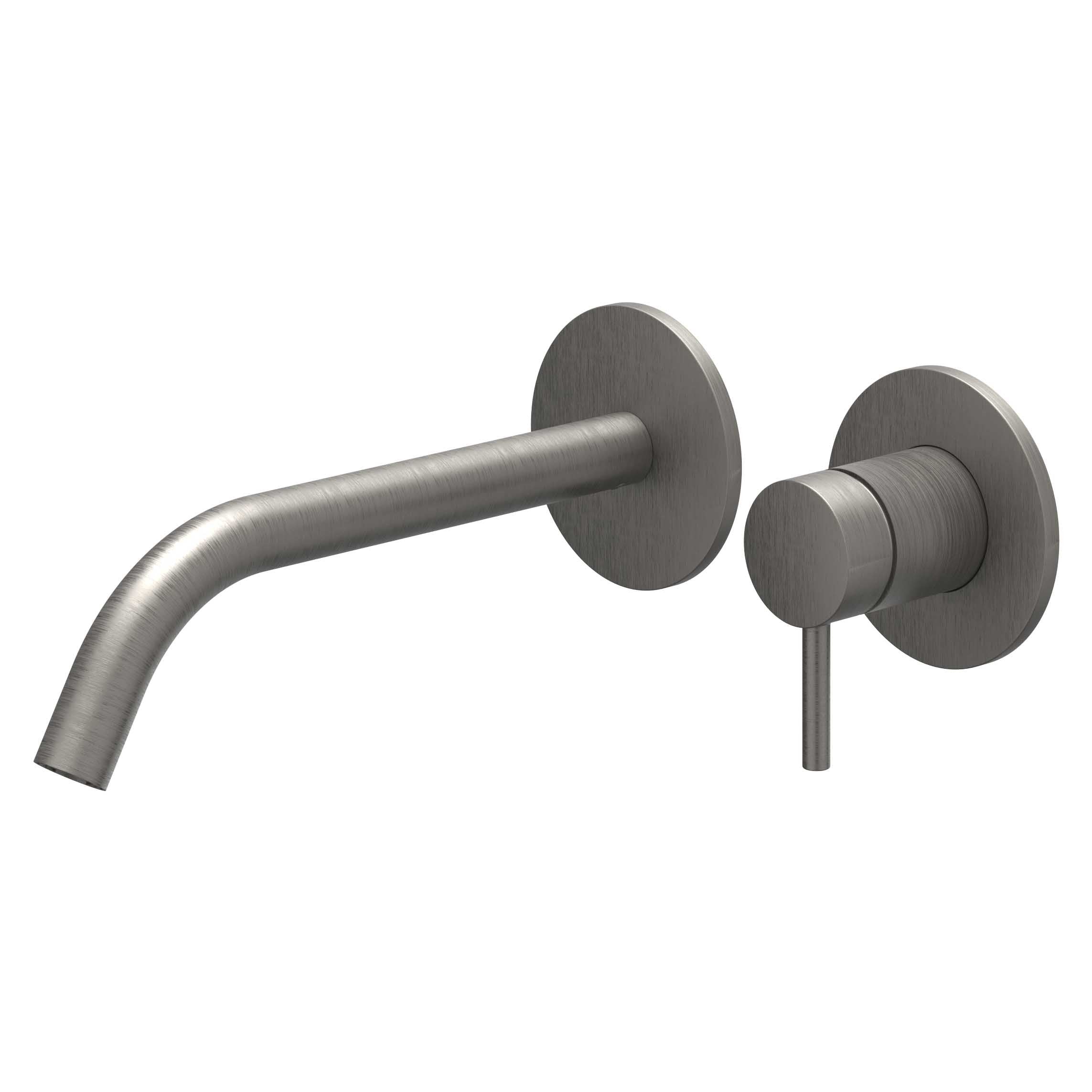 IVY Bond afbouwdeel voor inbouw wastafelkraan 19,5cm - geborsteld metal black PVD
