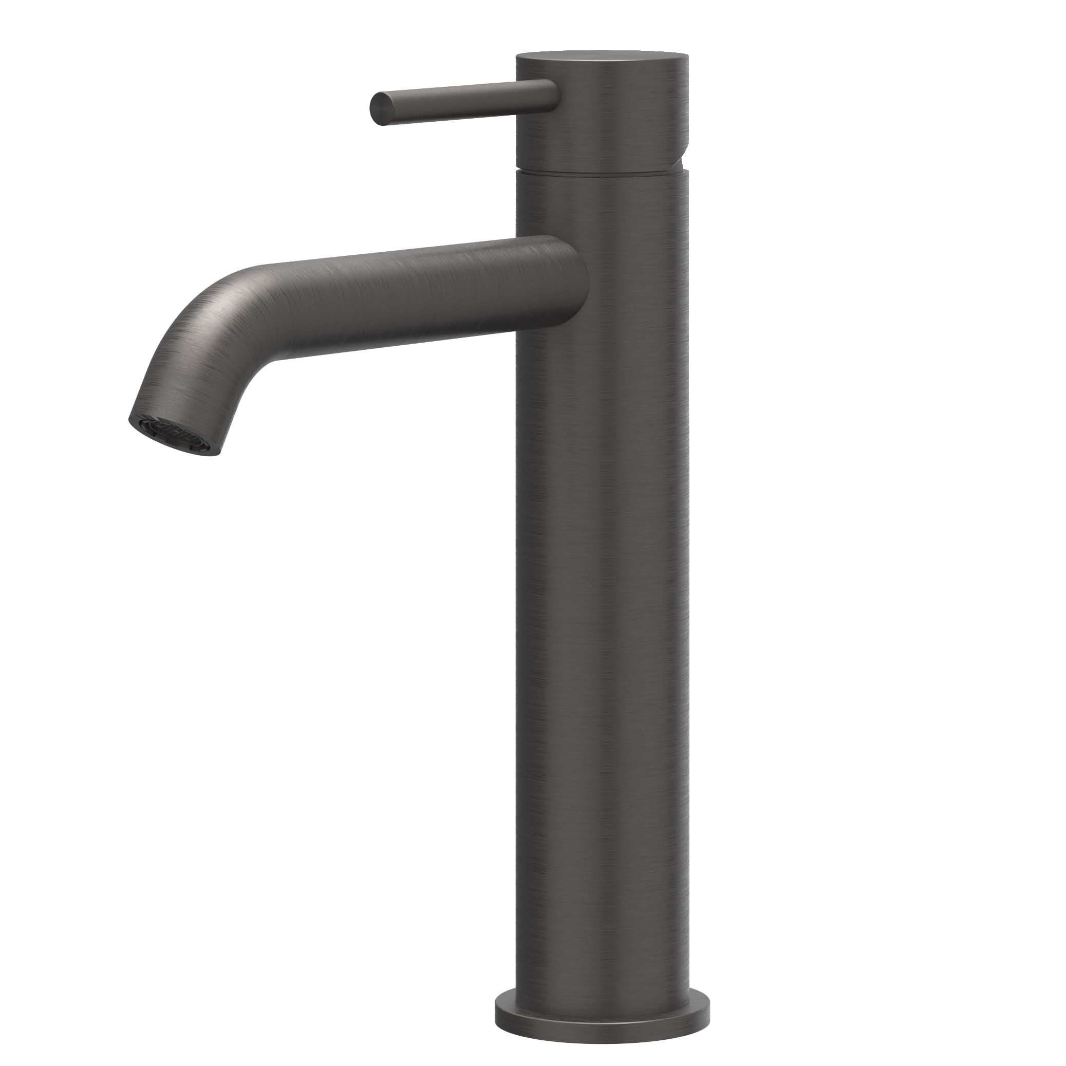 IVY Concord wastafelkraan M model RVS 316 - geborsteld carbon black PVD