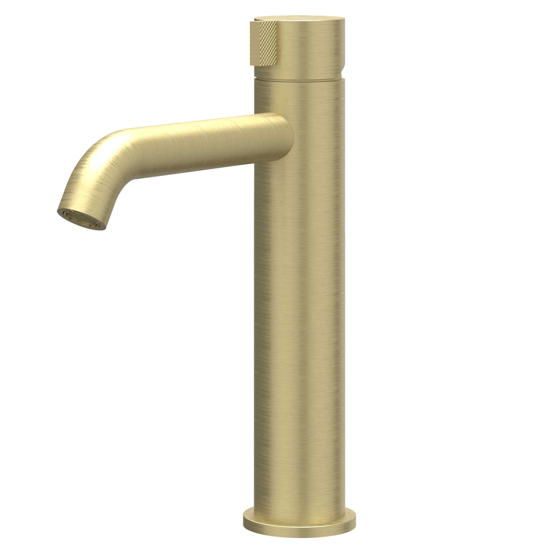 IVY Tribe wastafelkraan M model RVS 316 - geborsteld mat goud PVD