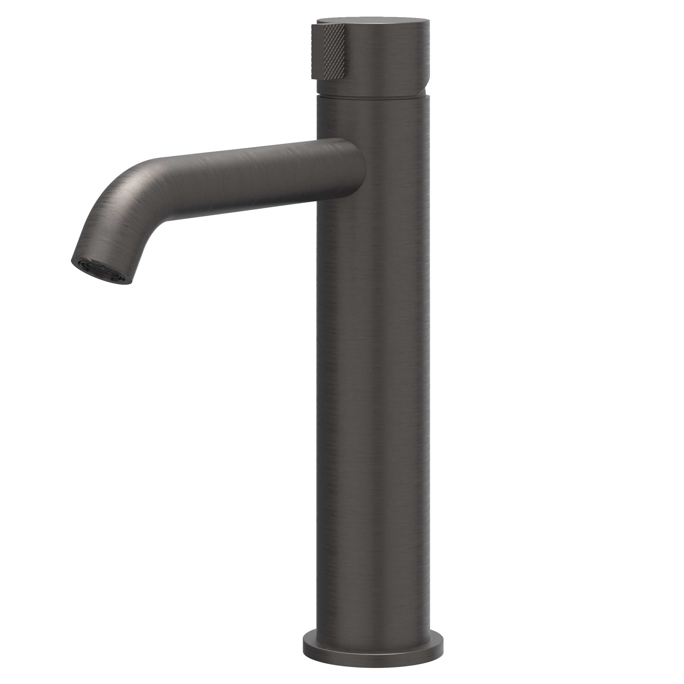 IVY Tribe wastafelkraan M model RVS 316 - geborsteld carbon black PVD