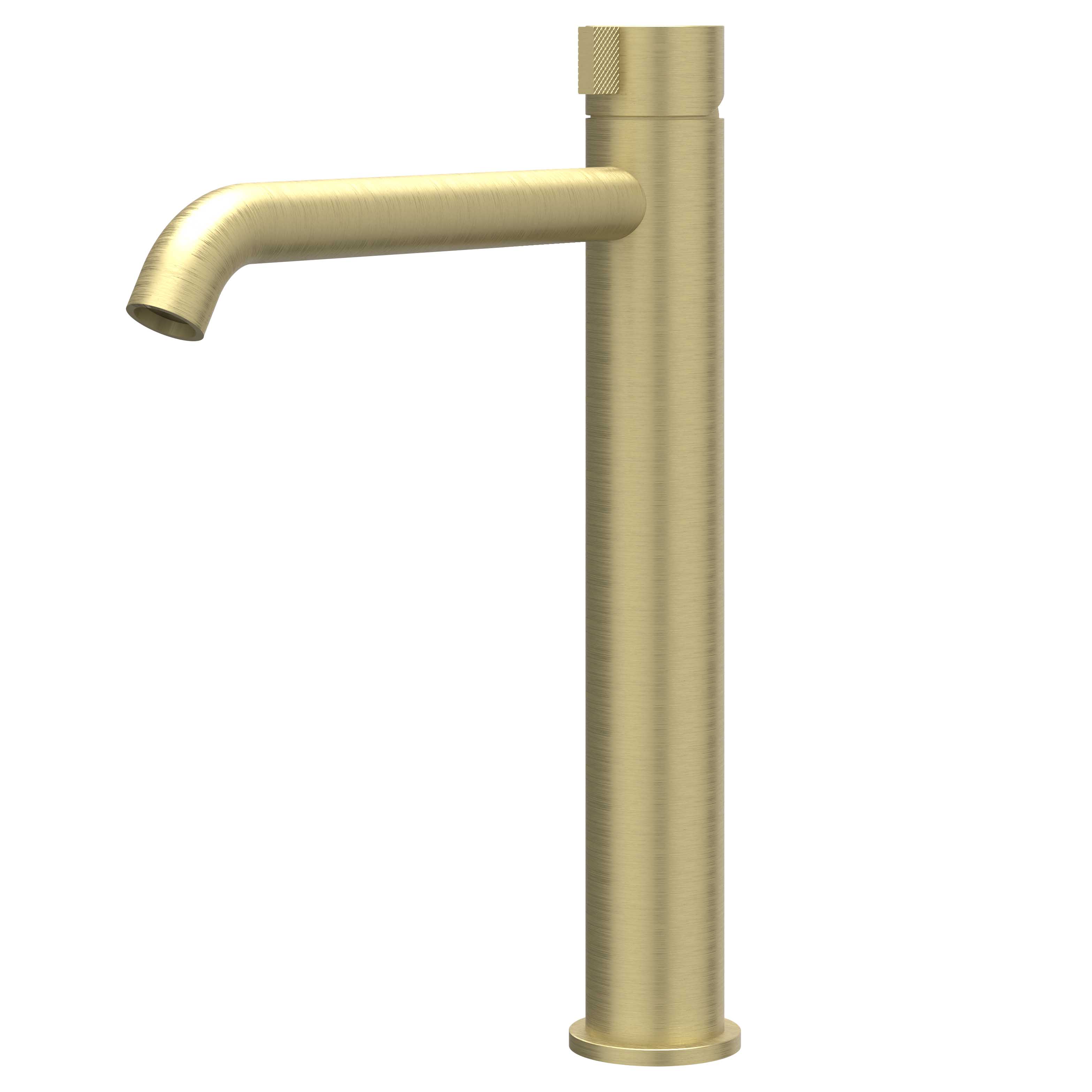 IVY Tribe wastafelkraan L model RVS 316 - geborsteld mat goud PVD