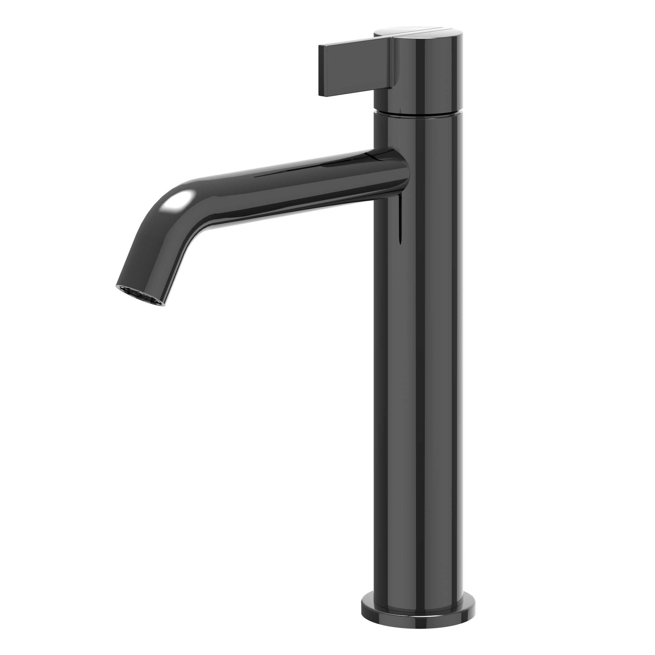 IVY Pact wastafelkraan - M model - zwart chroom PVD