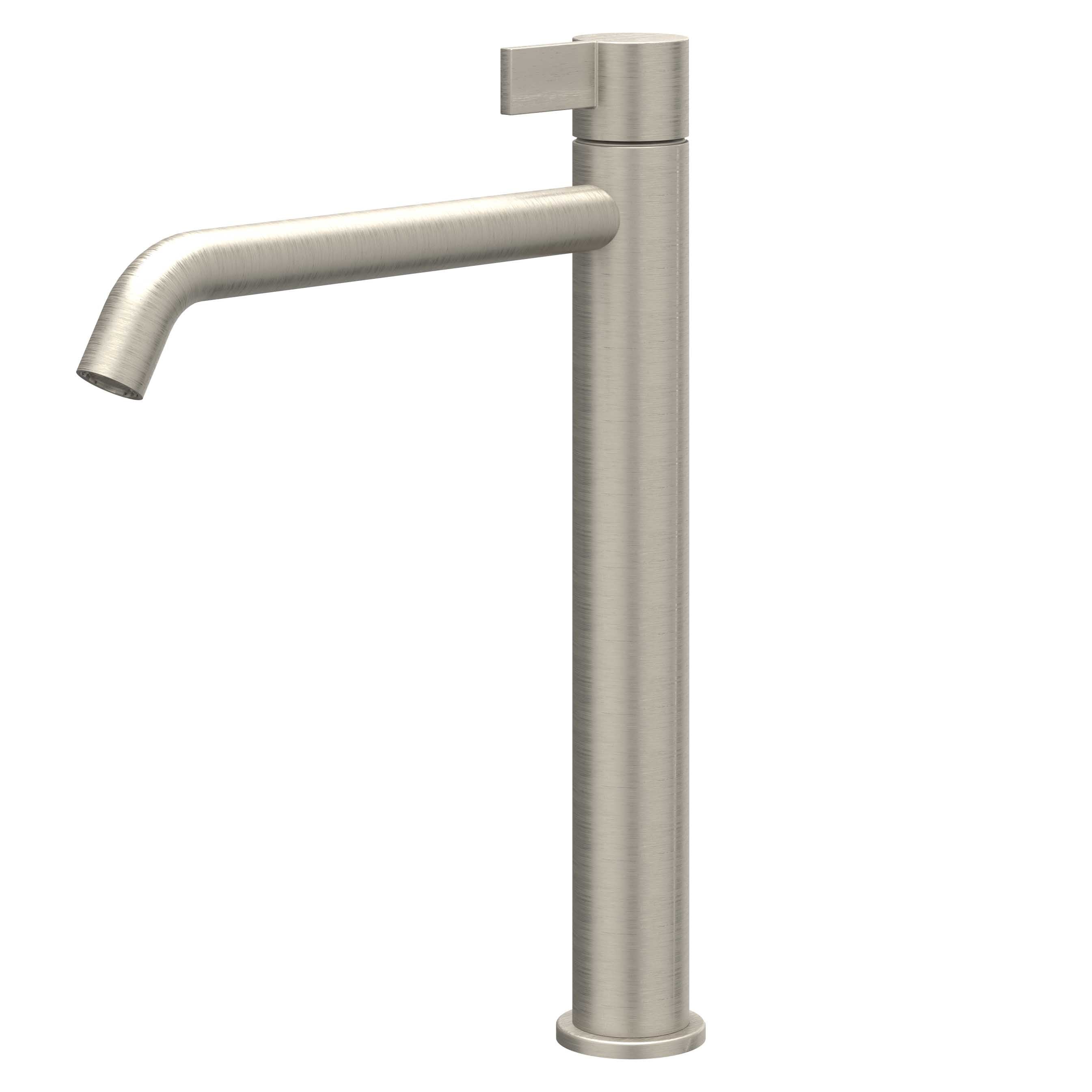 IVY Pact wastafelkraan verhoogd - L model - geborsteld nickel PVD