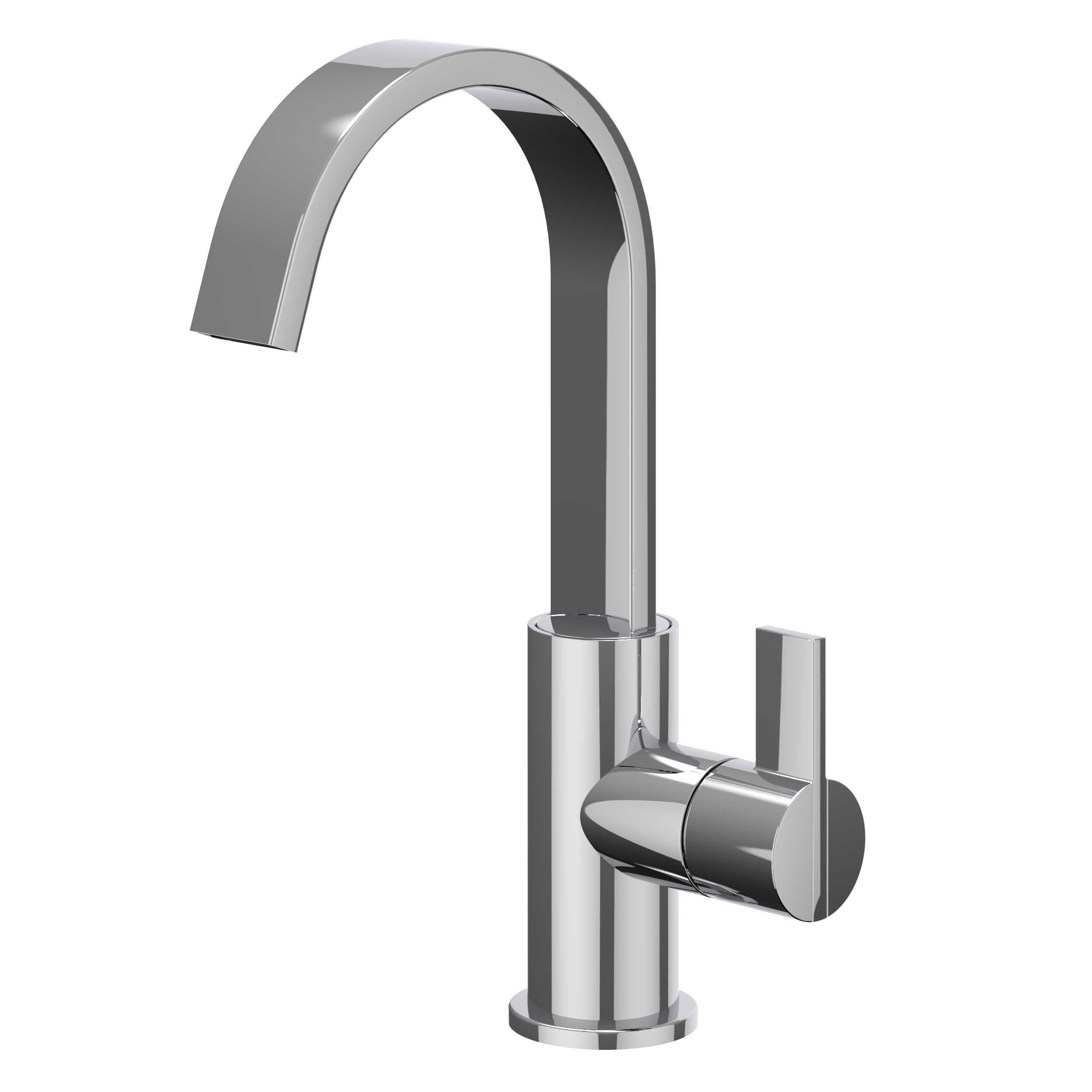 IVY Pact wastafelkraan hoog cascade draaibare uitloop - chroom