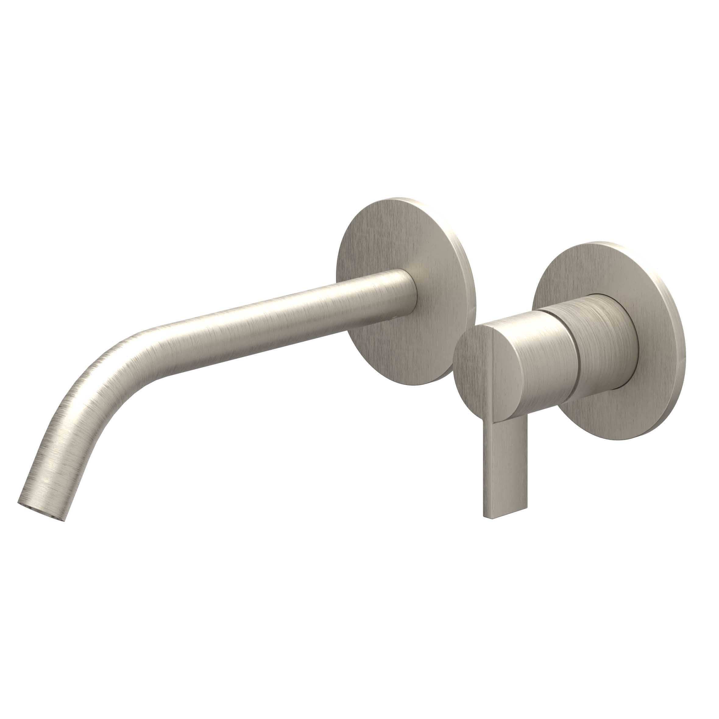 IVY Pact afbouwdeel voor inbouw wastafelkraan 19,5cm - geborsteld nickel PVD