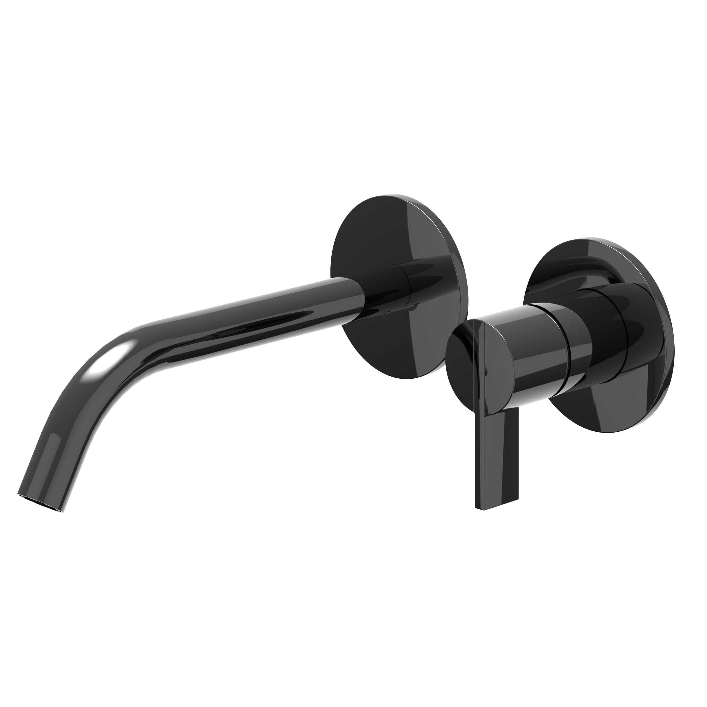 IVY Pact afbouwdeel voor inbouw wastafelkraan 19,5cm - zwart chroom PVD