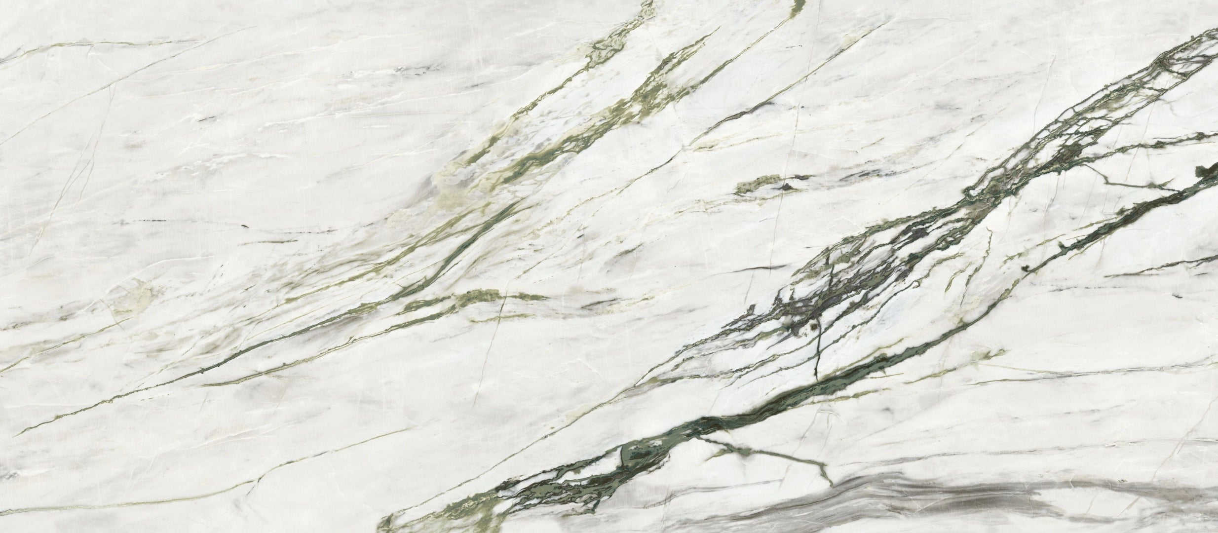 Ceramiche Supergres, Purity Of Marble - Élite - Green Calacatta, Lux, 60x120cm, 9.00mm, Rett.