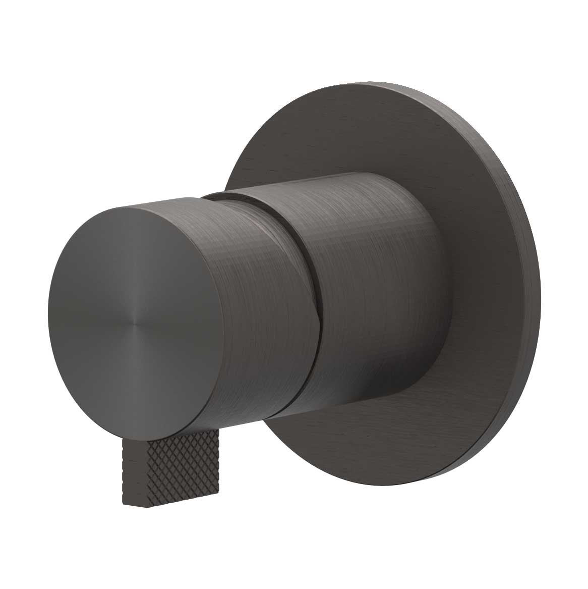 IVY Tribe inbouwmengkraan RVS 316 - geborsteld carbon black PVD