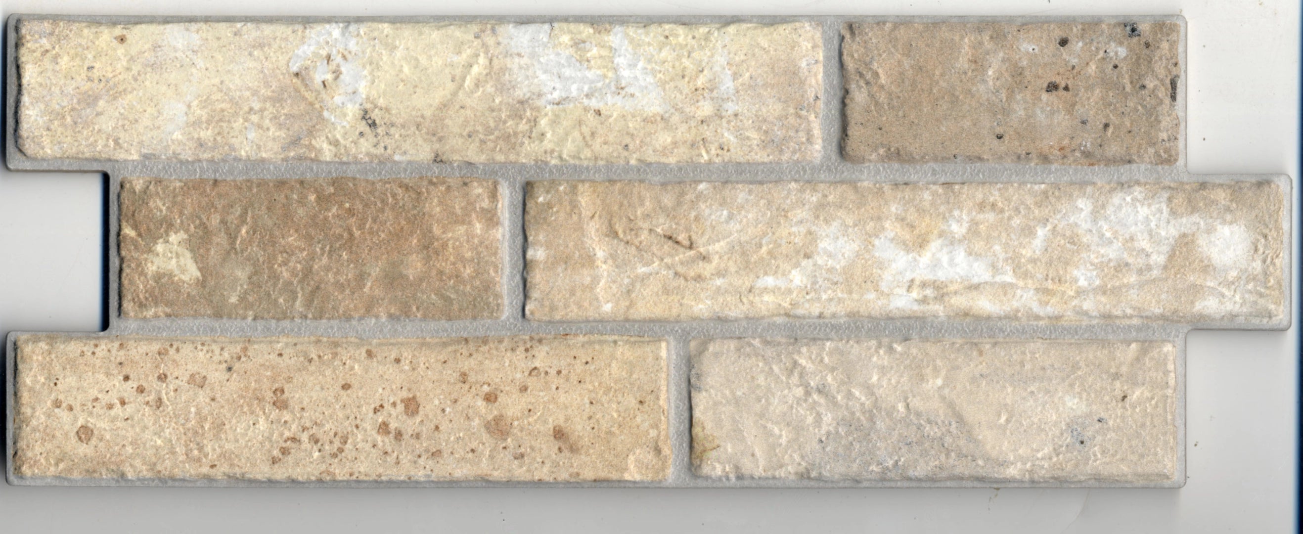 Walls&More by Keradom, Argille - Q200 - Sabbia, Naturale, 16x40cm, 10.00mm