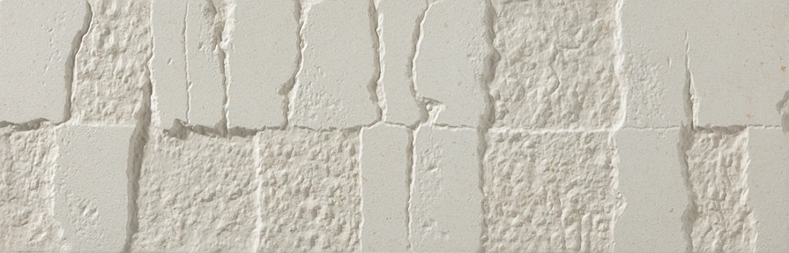 Tau Ceramica, Palomastone - White, RLV, 16.3x51.7cm, 11.00mm, Rett.