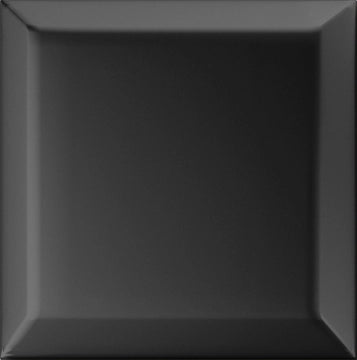 Ceramica Vogue, Bisello - RAL 9003 - Nero, Satinada, 10x10cm, 7.00mm