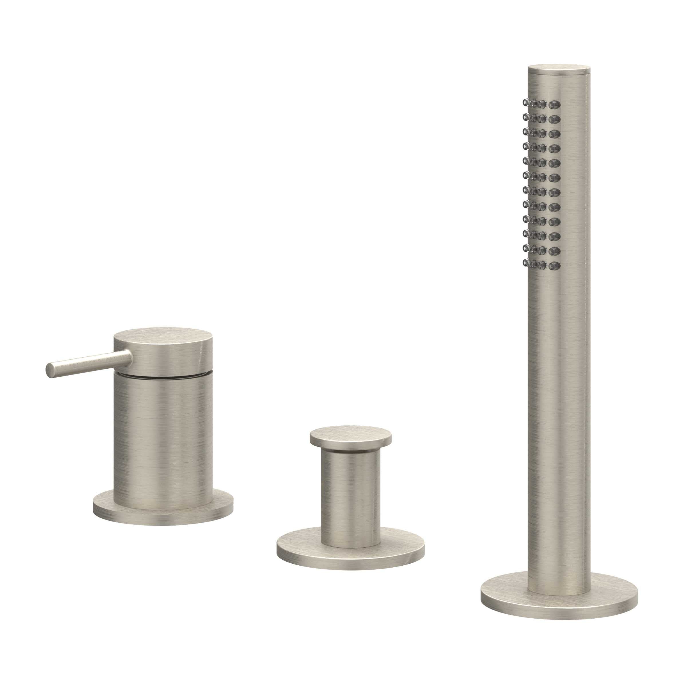 IVY Bond badrandcombinatie 3-gats - geborsteld nickel PVD
