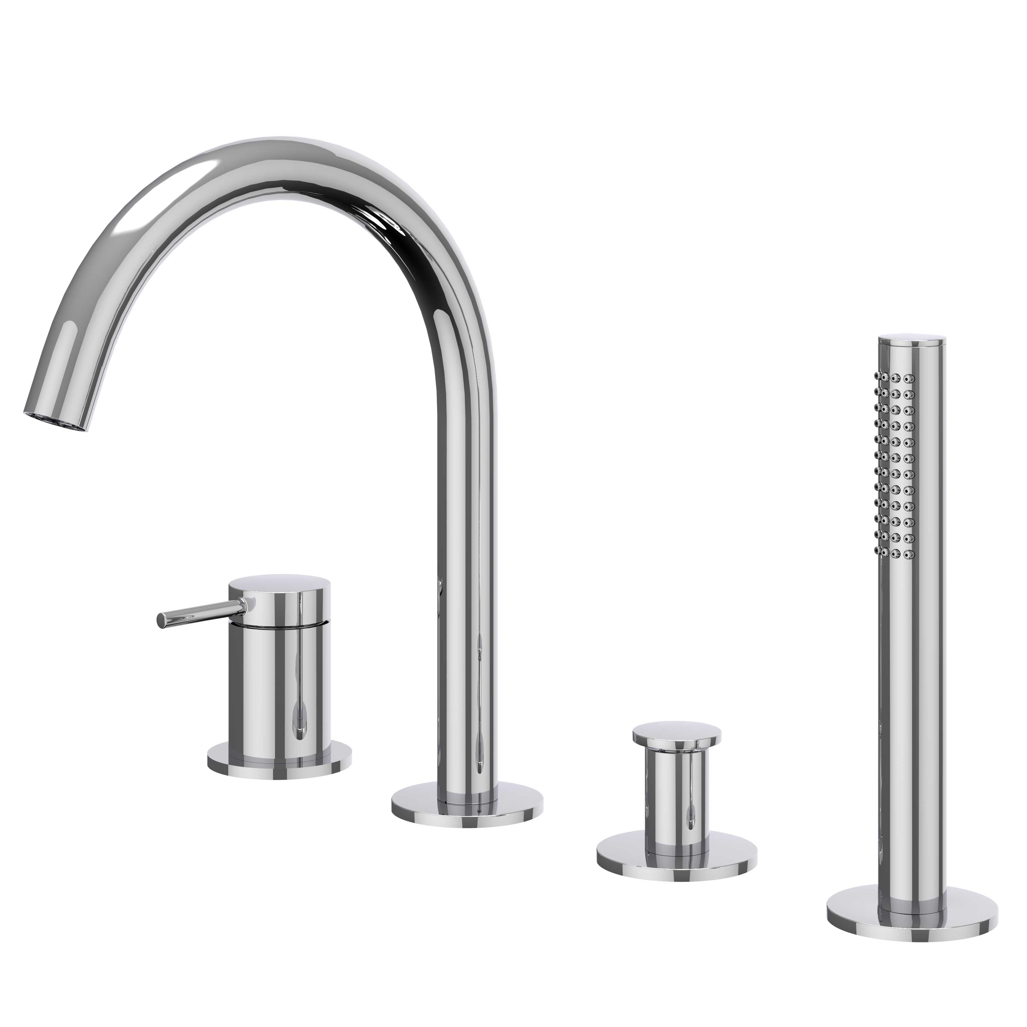 IVY Bond badrandcombinatie 4-gats - chroom
