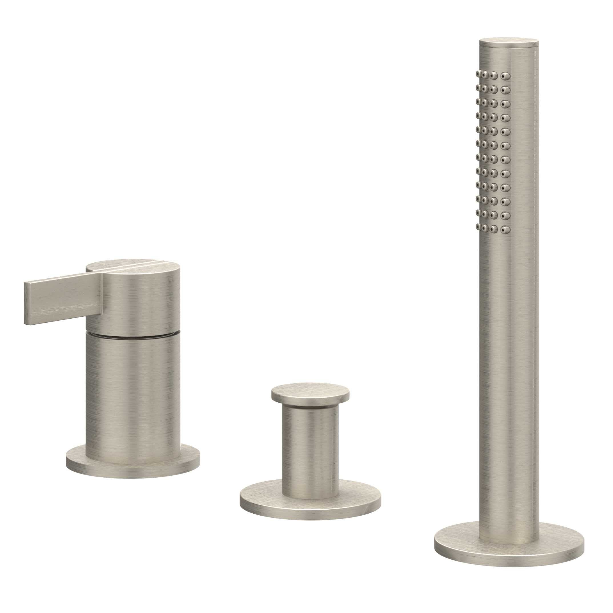 IVY Pact badrandcombinatie 3-gats - geborsteld nickel PVD
