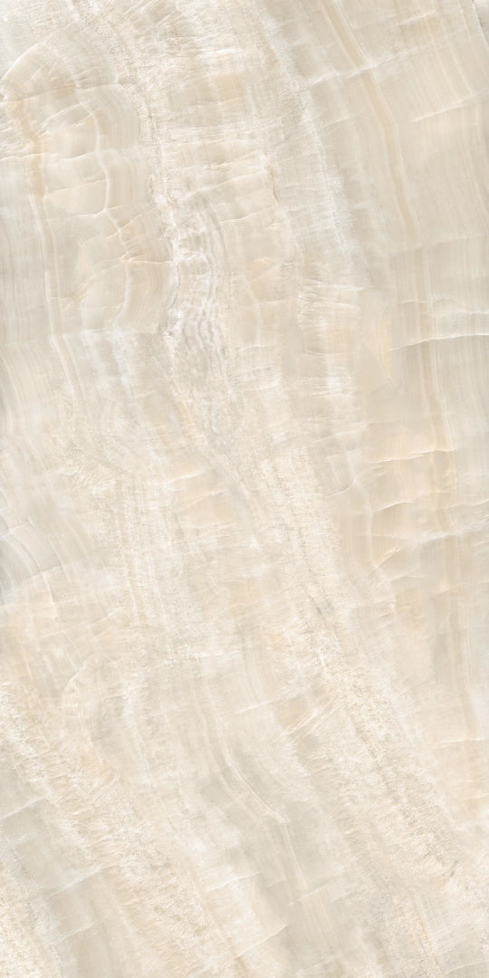 Ceramica Fondovalle, Infinito 2.0 - INF1082 - Onice White, Glossy, 160x320cm, 6.50mm, Rett.