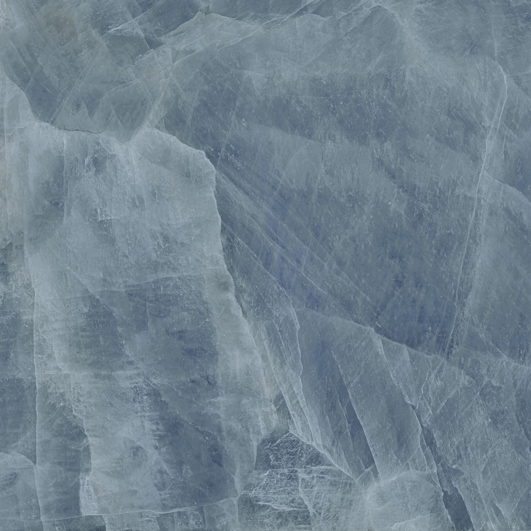 Geotiles, Frozen - Blue, Diamond, 120x120cm, 10.00mm, Rett.