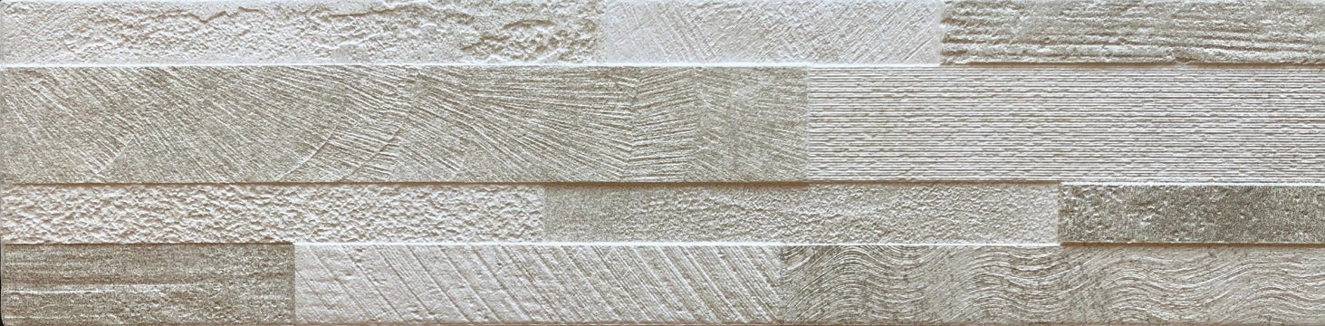 Ceramica Rondine, Volcano 3d - J88898 - Beige, Naturale, 15x61cm, 11.00mm, Rett.