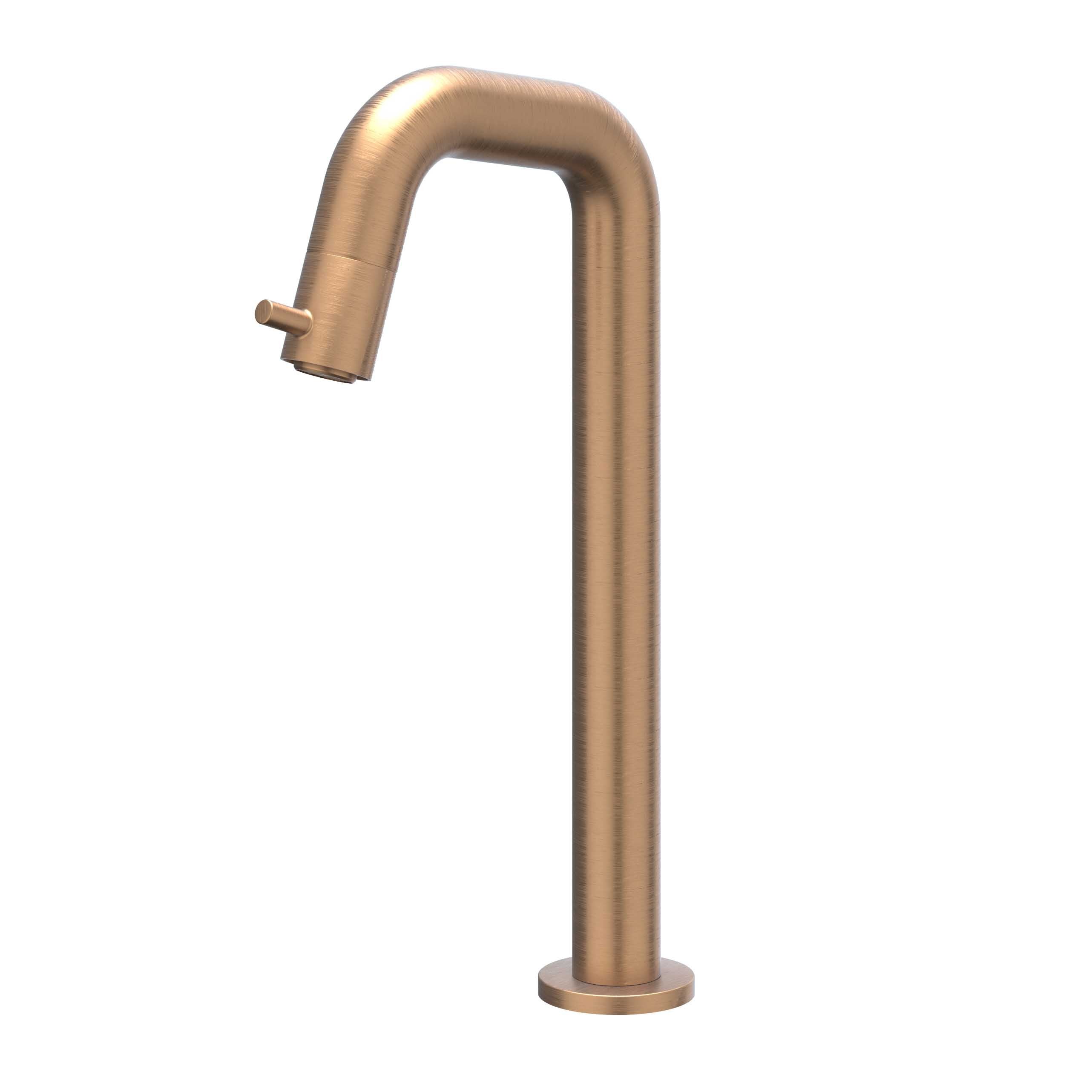IVY Bond fonteinkraan contour verhoogd - model L - geborsteld mat koper PVD