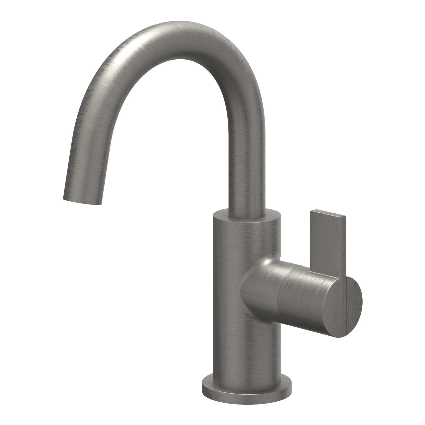 IVY Pact fonteinkraan met draaibare uitloop - geborsteld metal black PVD