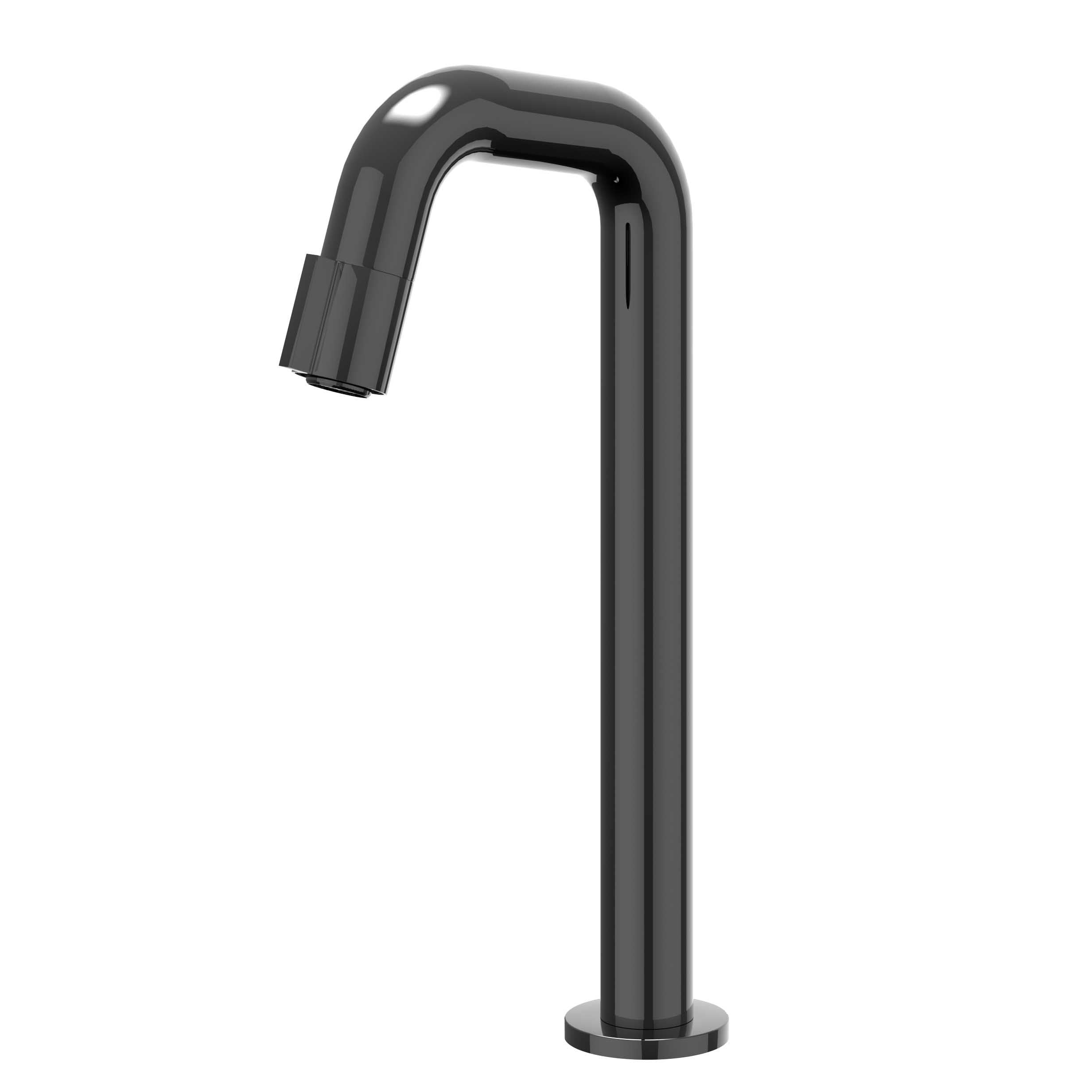 IVY Pact fonteinkraan contour verhoogd - model L - zwart chroom PVD
