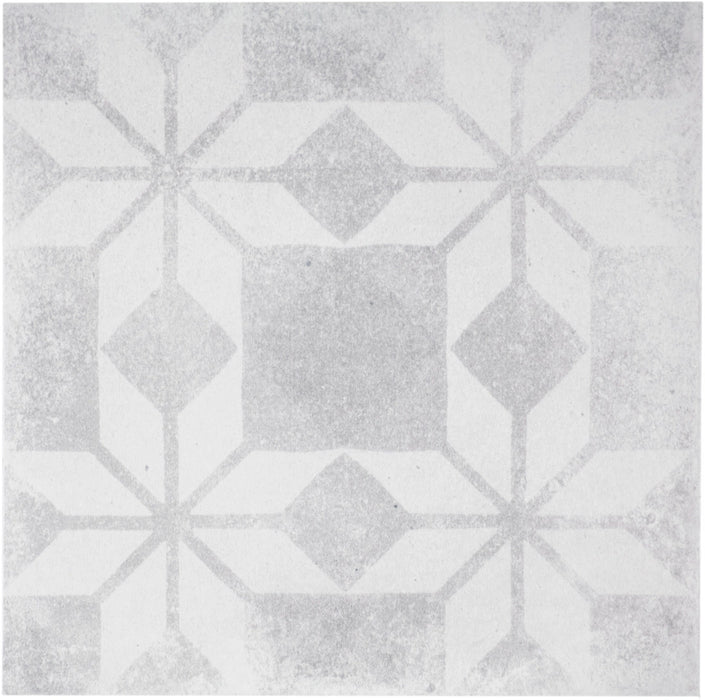 Terratinta Ceramiche, Betonepoque - TTBEWG08N -  White-Grey Sarah 08, Matt, 20x20cm, 10.00mm, Rett.