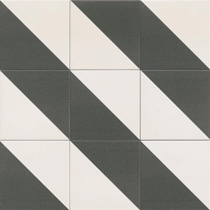 Mainzu, Fired - Middle Black, Mate, 20x20cm, 9.00mm