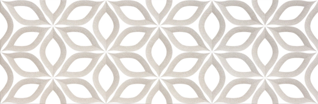 Saloni Ceramica, Decor Action - FYC620 - Petalos Crema, Matt, 30x90cm, 10.60mm, Rett.