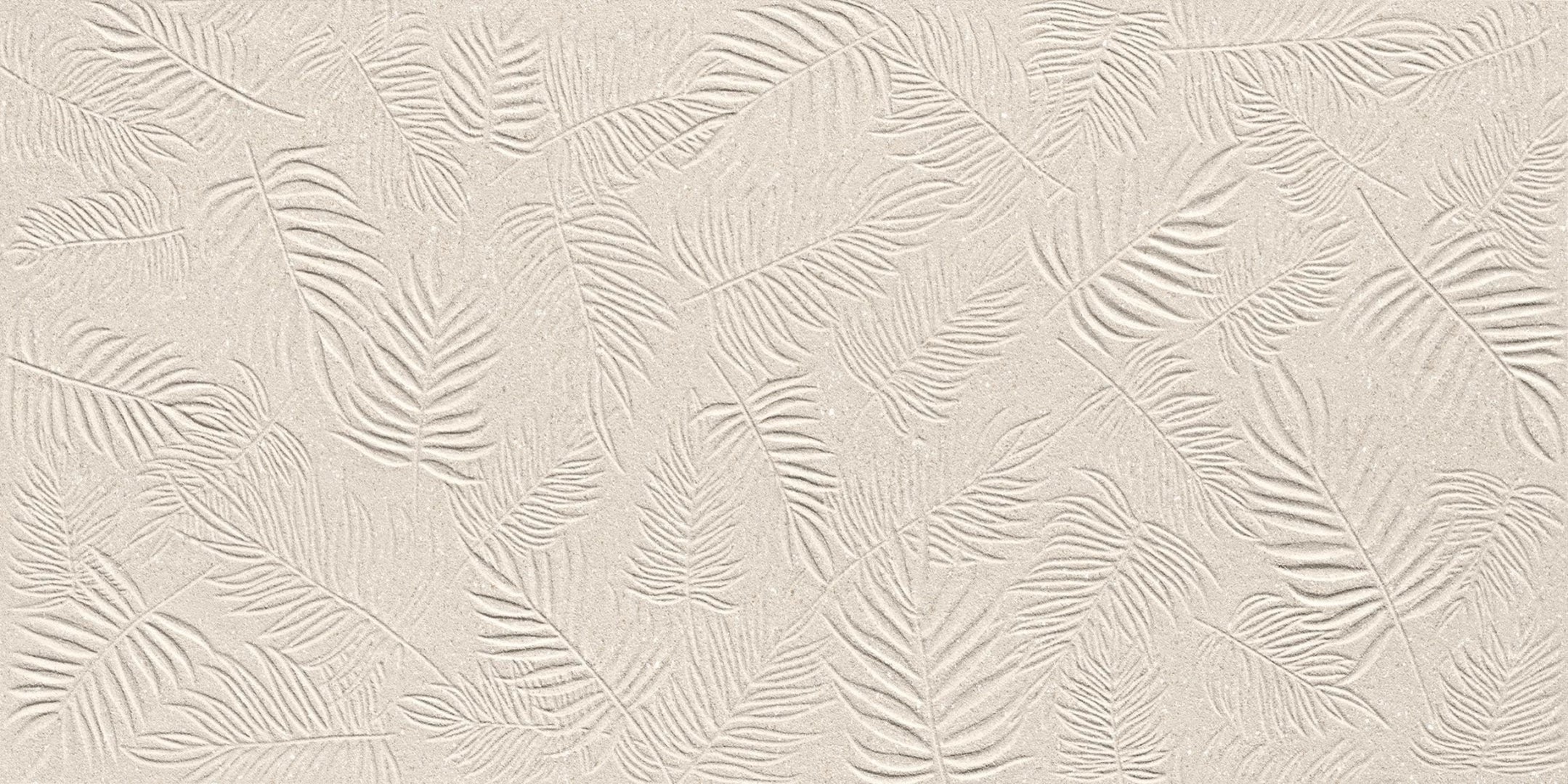Atlas Concorde, 3d Wall Carve - A579 - Leaf Ivory, Matt, 40x80cm, 8.50mm, Rett.