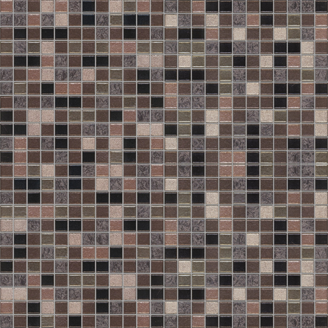 Appiani, Mix Neutral - XMTL 701 - Architecture Metal 01 Cristalli/Ossidiana/Cuprite/Alluminio/Pirite/Bronzo, Naturale (2.5x2.5), 30x30cm, 7.20mm