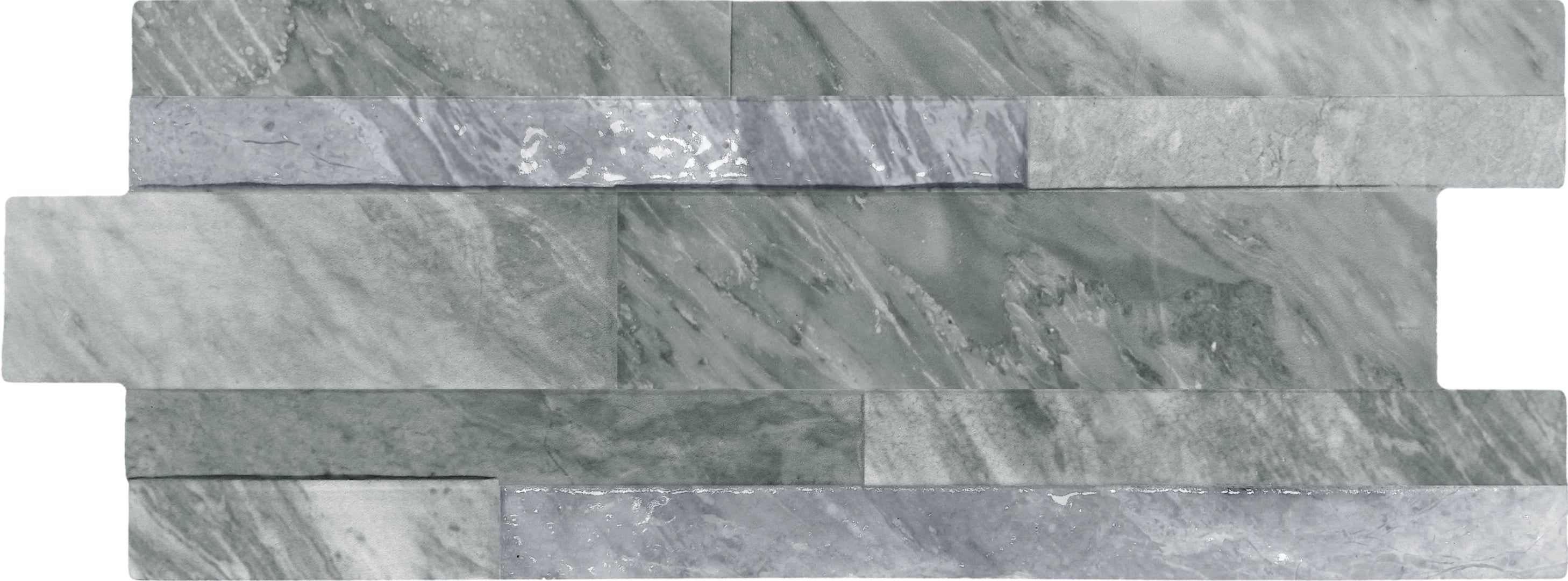 Walls&More by Keradom, Royal - Bardiglio, Naturale, 16x40cm, 10.00mm