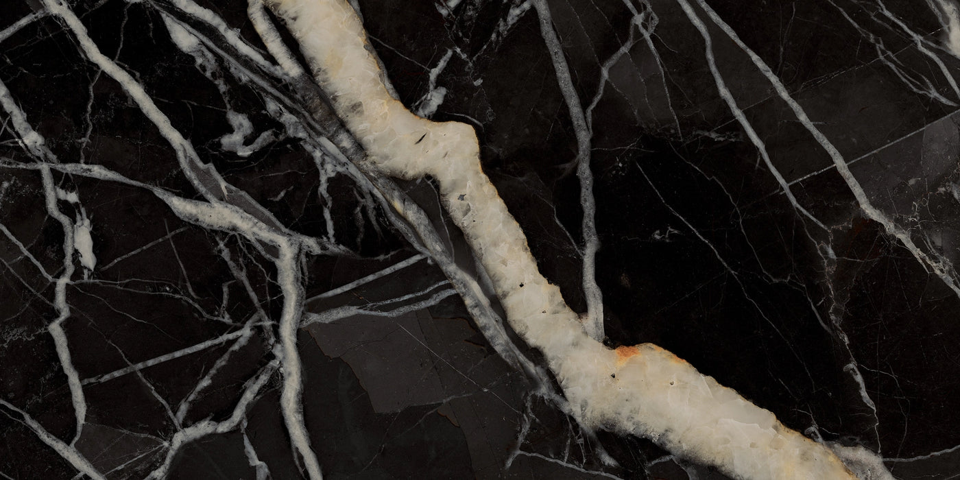 Gardenia Orchidea, La Marmoteca - G0027020 - Golden Carbon, Lux, 60x120cm, 6.00mm, Rett.