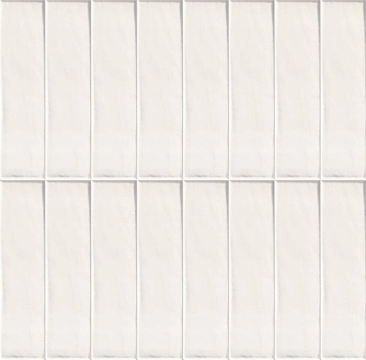 Mainzu, Settecento - Rustic Blanco, Mate, 7.5x30cm, 10.00mm