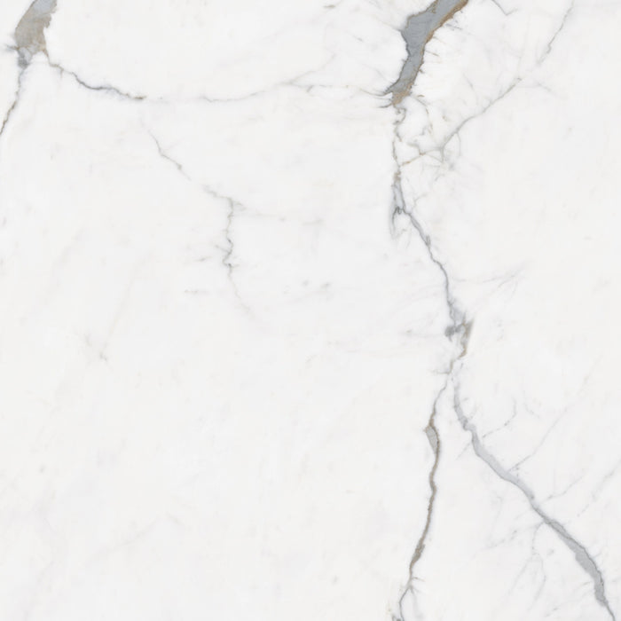 Pastorelli Ceramiche, Sunshine - P010782 - Su Calacatta White, Shine, 60x60cm, 8.50mm, Rett.