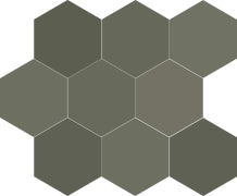 Dune Ceramica, Chicago - Olive, Matt, 21.5x25cm, 9.00mm
