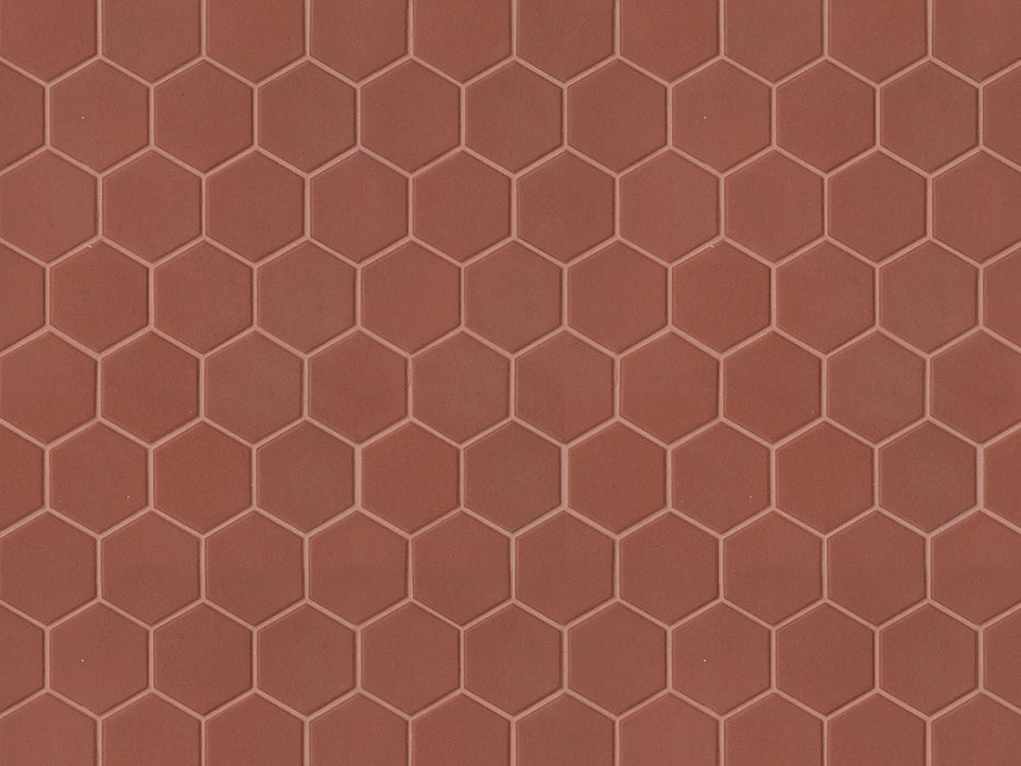 Terratinta Ceramiche, Hexa - Rusty Red, Matt, 14x15cm, 10.00mm, Rett.