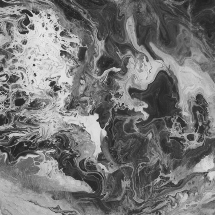 Apavisa, Fluid - Black, Polished, 90x90cm, 7.00mm, Not rectified