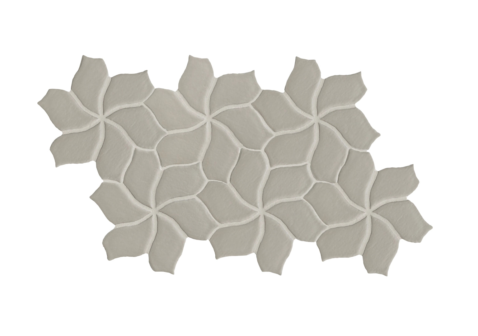 Mutina, Botanica - Flower Grey, Matt, 23.5x41.1cm, 10.00mm, Rett.