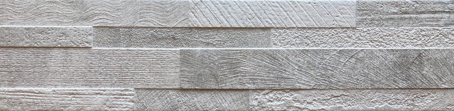 Ceramica Rondine, Volcano 3d - J88902 - White, Naturale, 15x61cm, 11.00mm, Rett.