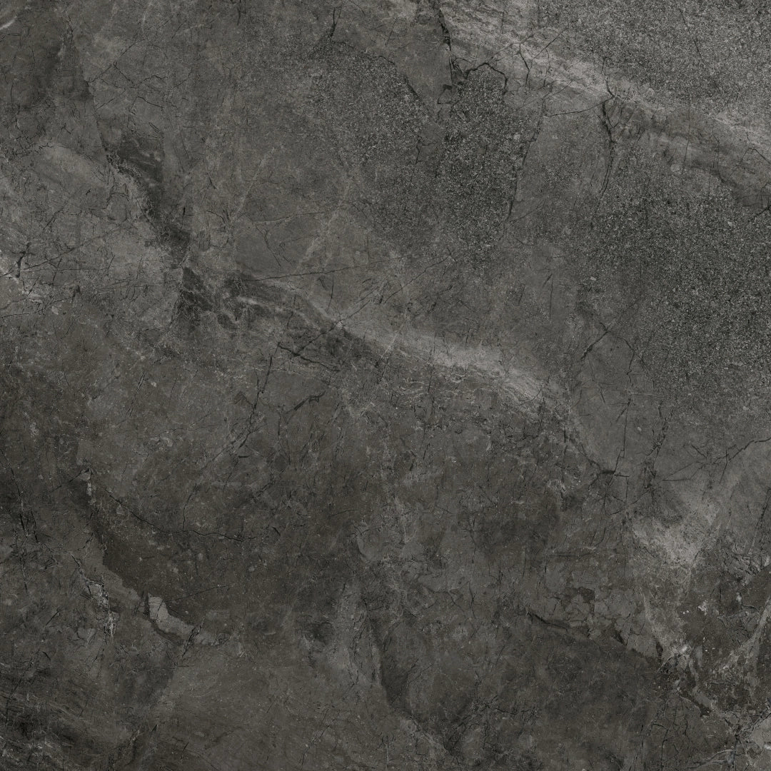 Ceramiche Refin, River - OI23 - Graphite, Lucido, 120x120cm, 9.00mm, Rett.