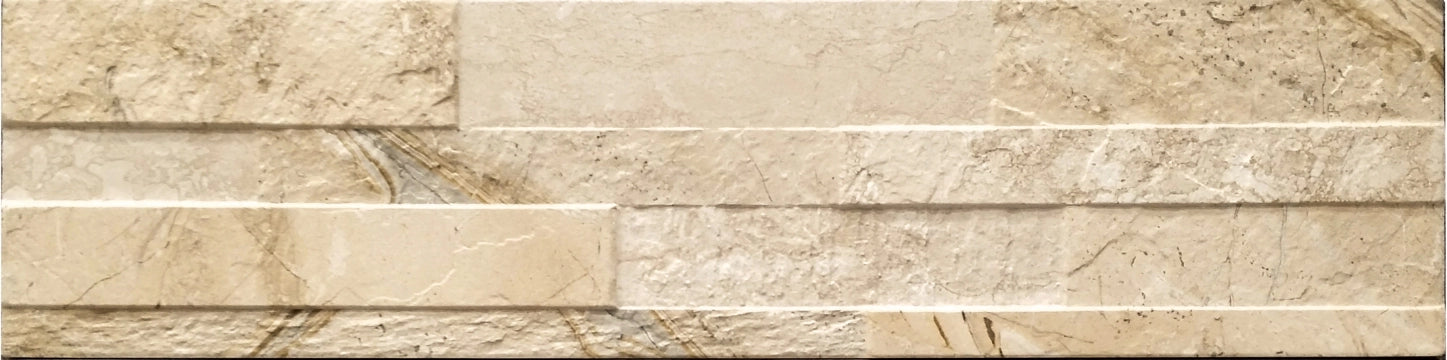 Ceramica Rondine, Gioia 3D - J87455 - Beige, Naturale, 15x61cm, 11.00mm