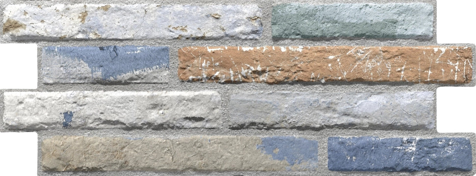 Walls&More by Keradom, Industrial - Rainbow, Naturale, 16x40cm, 10.00mm