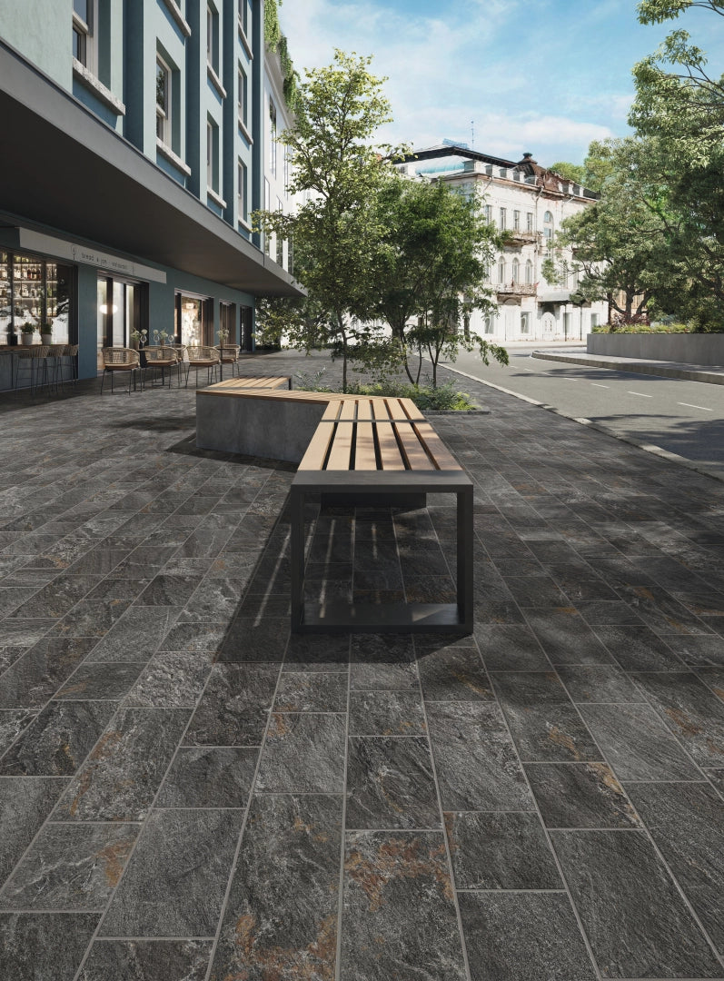 Panaria Ceramica, The Place - PGXP925 - Suburb Grey, Ext, 60x120cm, 9.00mm, Rett.