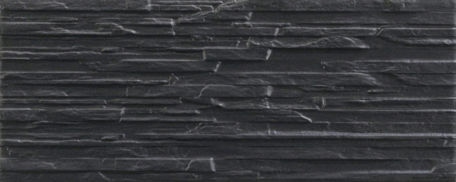 La Fenice Ceramiche, Piana - Pure Black, Matt, 16x42cm, 10.00mm