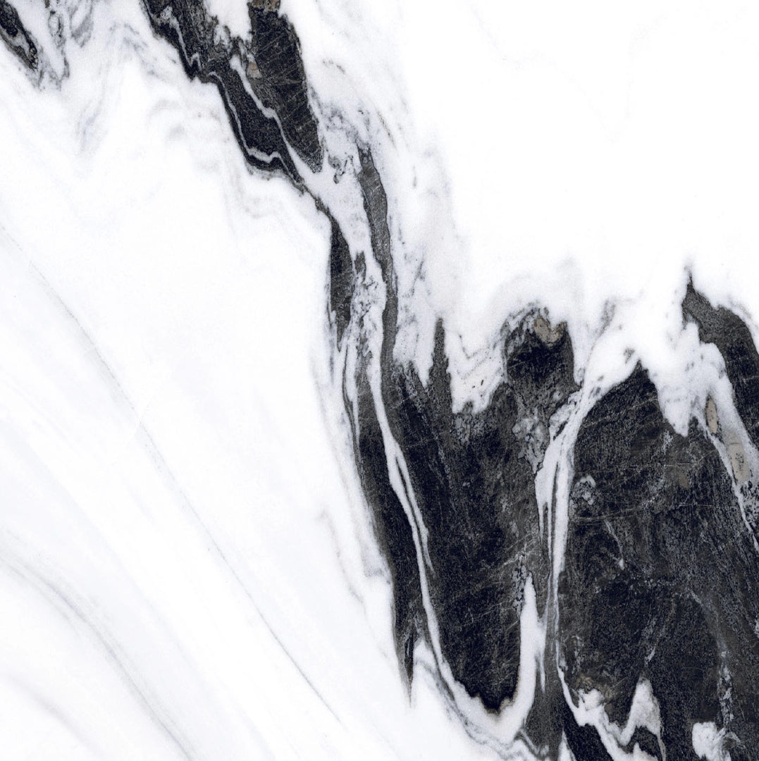 Florim, B&W_Marble - 755473---Wave,-High-Glossy,-60x60cm,-9.00mm,-Rett.