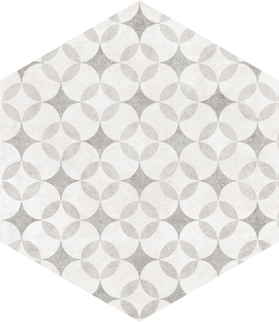 Pamesa, AT.Alpha Hex - 015.122.0689.09861 - Mix Perla, Matt, 25.8x29cm, 10.00mm